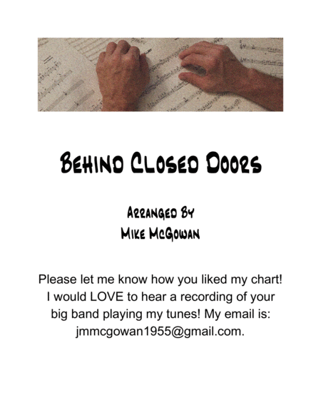 Behind Closed Doors Sheet Music