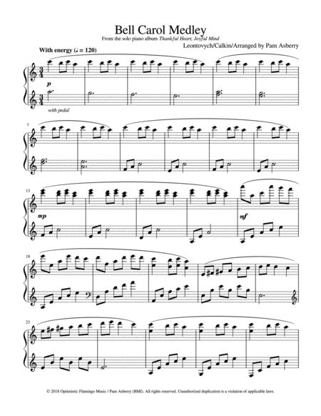 Bell Carol Medley Sheet Music