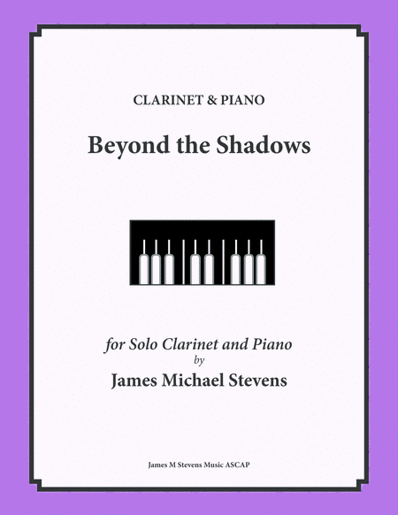 Beyond The Shadows Clarinet Piano Sheet Music