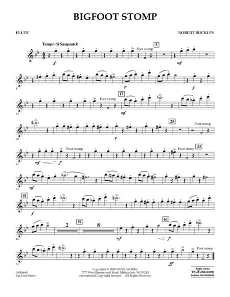 Big Foot Stomp Flute Sheet Music