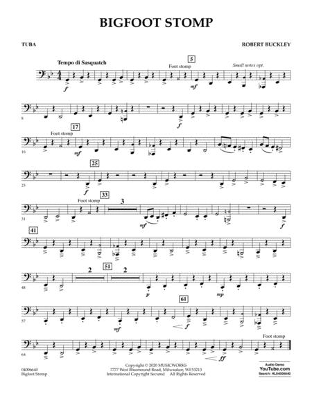 Big Foot Stomp Tuba Sheet Music