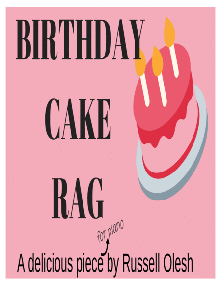 Free Sheet Music Birthday Cake Rag