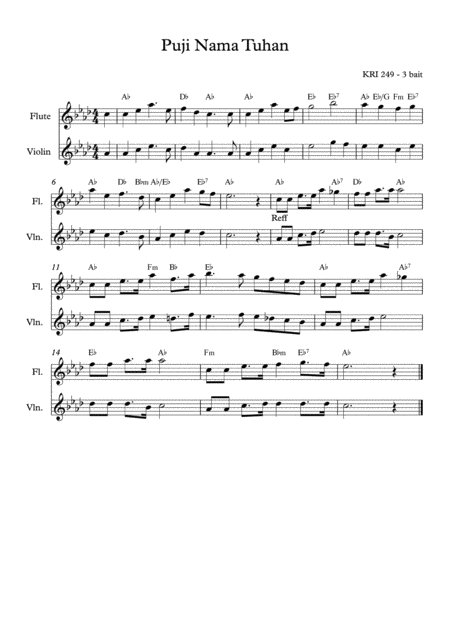 Free Sheet Music Blessed Be The Name Of The Lord
