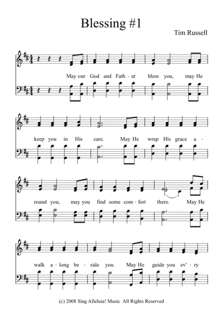 Blessing 1 Sheet Music