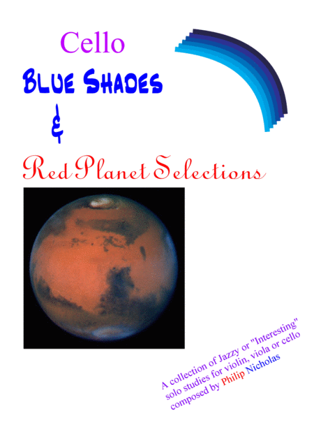 Blue Shades And Red Planet Selections For Cello Sheet Music