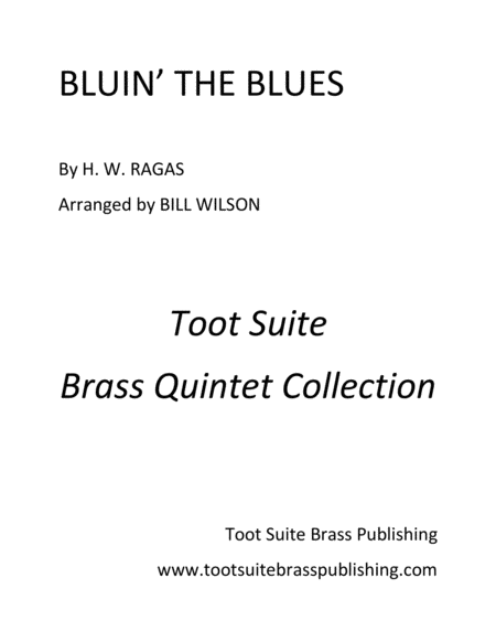 Bluin The Blues Sheet Music