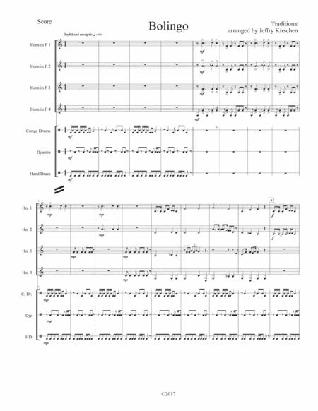 Free Sheet Music Bolingo