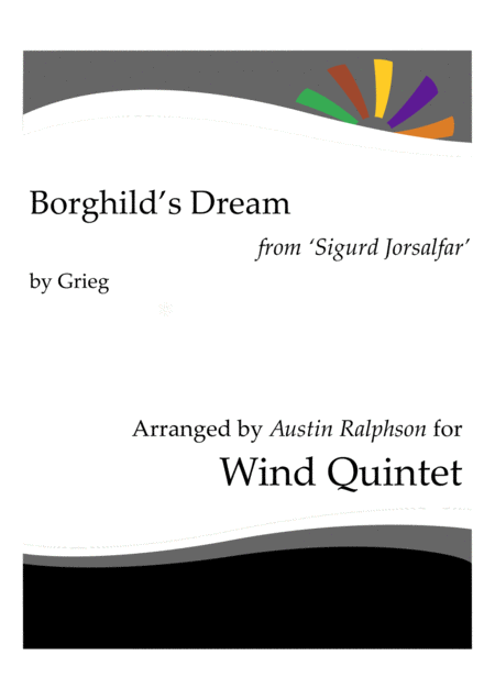 Free Sheet Music Borghilds Dream Wind Quintet