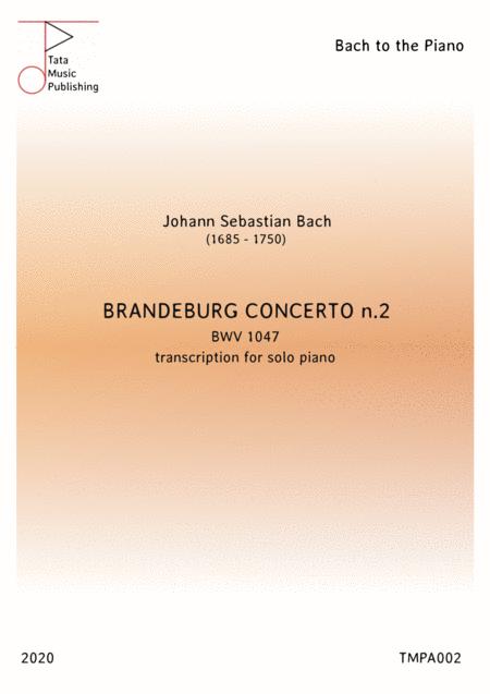 Brandeburg Concerto N 2 Sheet Music