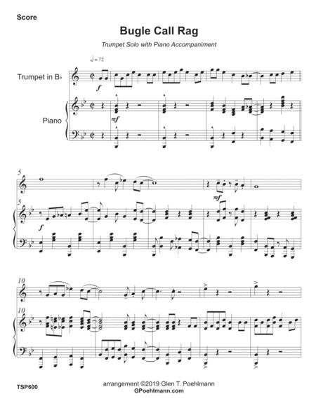 Free Sheet Music Bugle Call Rag Trumpet Solo With Piano Accompaniment