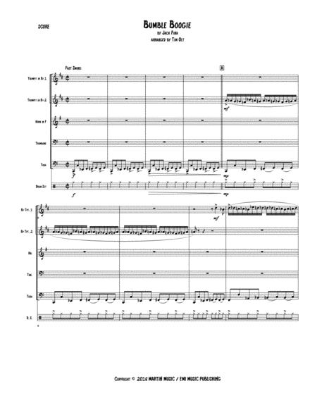 Free Sheet Music Bumble Boogie