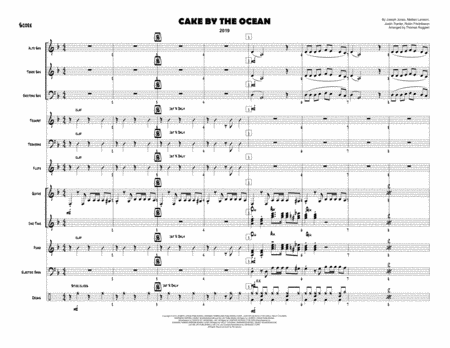 Cake By The Ocean Sheet Music