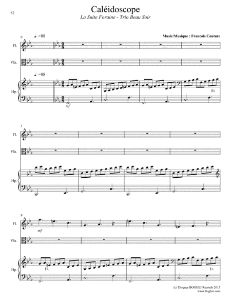 Free Sheet Music Calidoscope