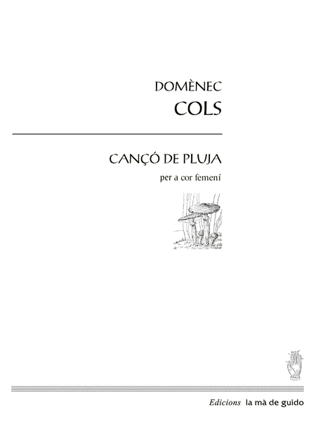 Can De Pluja Sheet Music