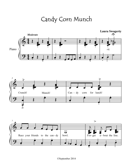 Candy Corn Munch Sheet Music