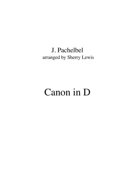 Canon In D Duo For String Duo Woodwind Duo Any Combination Of A Treble Clef Instrument And A Bass Clef Instrument Concert Pitch Sheet Music