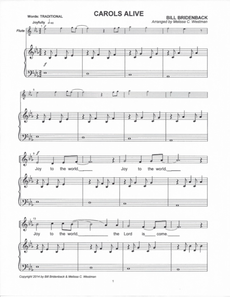 Carols Alive Sheet Music