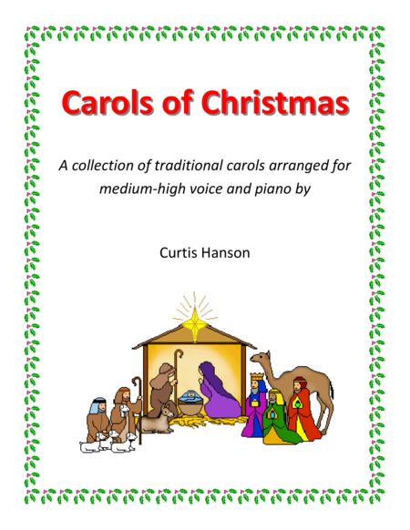 Free Sheet Music Carols Of Christmas Med High