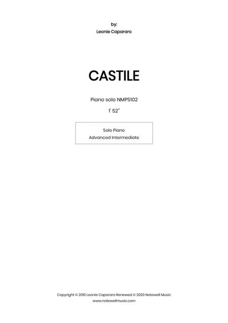 Castile Piano Solo Sheet Music