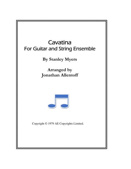 Cavatina For Guitar And String Ensemble Sheet Music