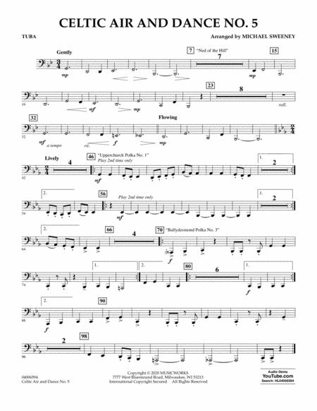 Celtic Air And Dance No 5 Tuba Sheet Music