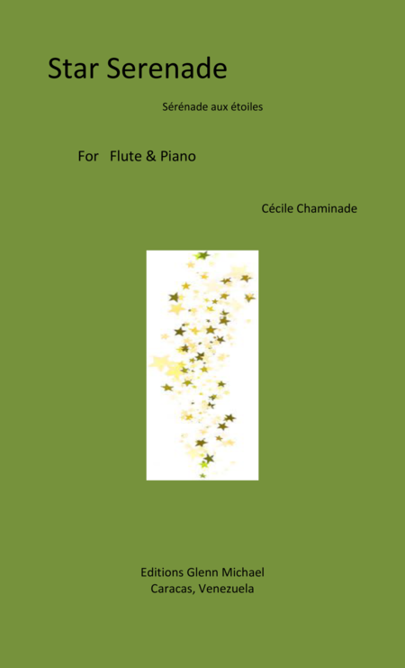 Chaminade Star Serenade For Flute Piano Sheet Music