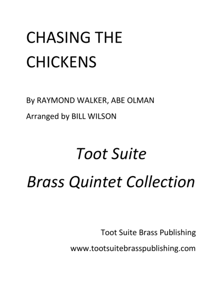 Free Sheet Music Chasing The Chickens