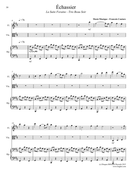 Free Sheet Music Chassier