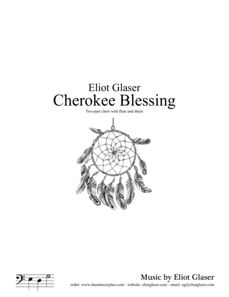 Free Sheet Music Cherokee Blessing