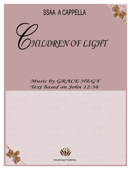 Free Sheet Music Children Of Light