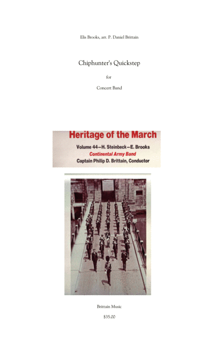 Chiphunters Quickstep Brass Band Edition Sheet Music