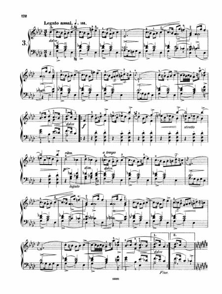 Chopin Mazurka Op 17 No 3 In Ab Major Original Version Sheet Music