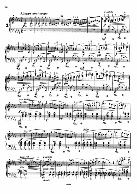 Chopin Mazurka Op 30 No 3 In Db Major Original Version Sheet Music