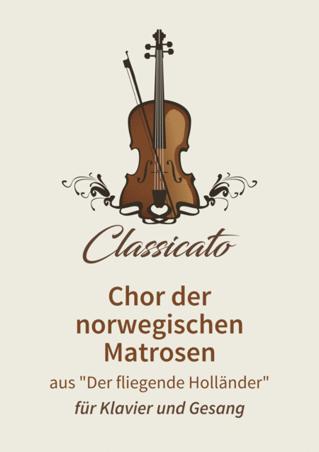 Free Sheet Music Chor Der Norwegischen Matrosen