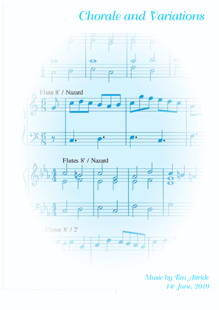 Chorale And Variations Sheet Music