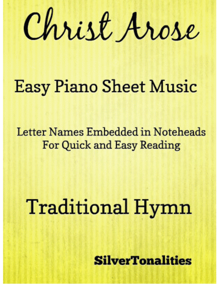 Christ Arose Easy Piano Sheet Music Sheet Music