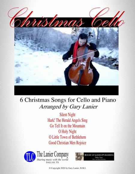 Christmas Cello 6 Christmas Songs For Cello Piano With Score Parts Sheet Music