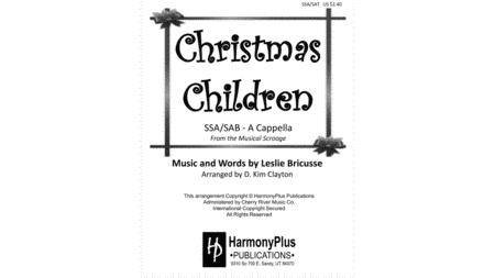 Free Sheet Music Christmas Children