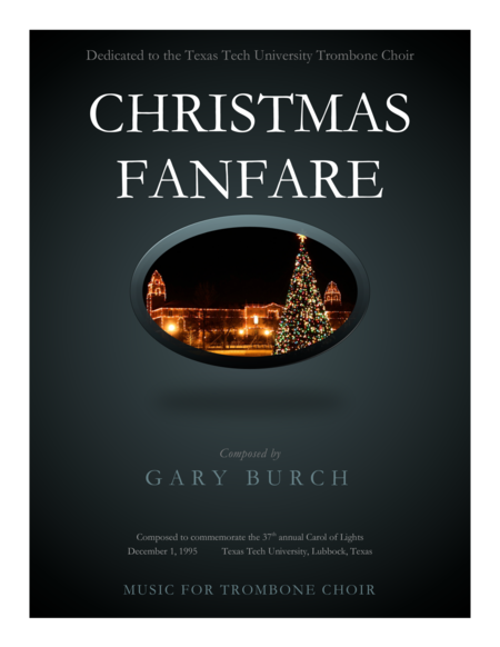 Free Sheet Music Christmas Fanfare