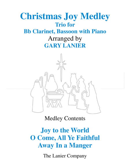 Christmas Joy Medley Trio Bb Clarinet Bassoon With Piano Sheet Music