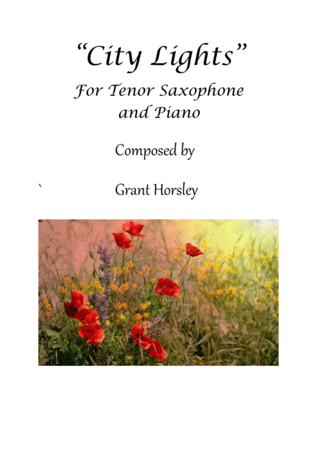 City Lights For Tenor Sax And Piano Available For Alto Sheet Music