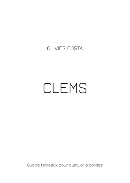 Free Sheet Music Clems