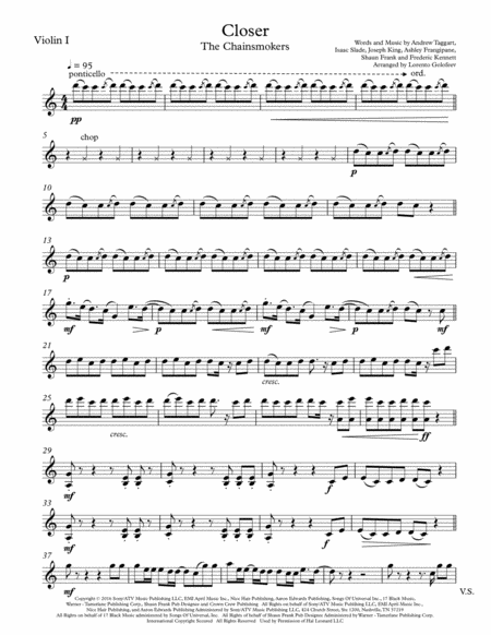 Closer Sheet Music