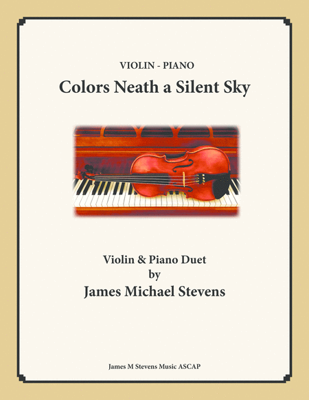 Free Sheet Music Colors Neath A Silent Sky Violin Piano