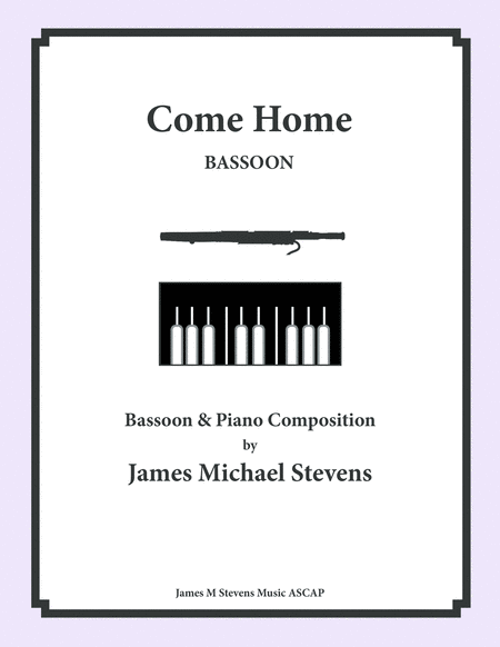 Free Sheet Music Come Home Bassoon Piano