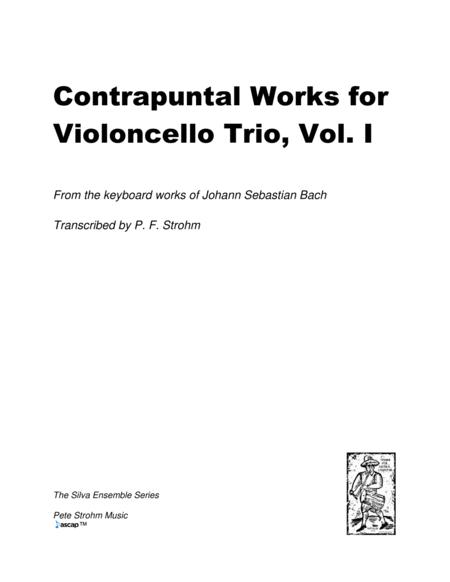 Contrapuntal Works For Violoncello Trio Vol I Score Only Sheet Music