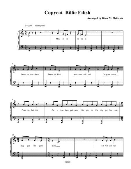 Free Sheet Music Copycat