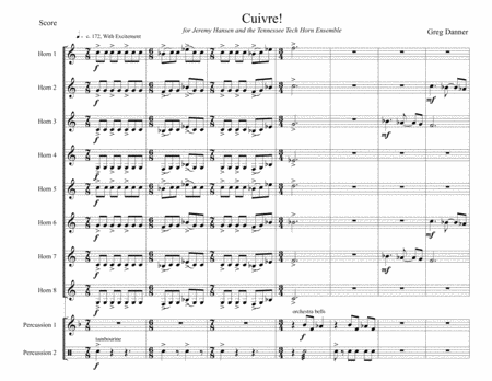 Cuivre Sheet Music