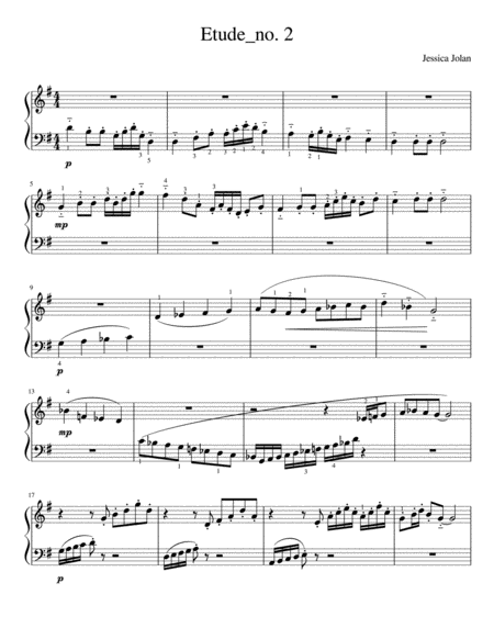 Dancing Etude Sheet Music