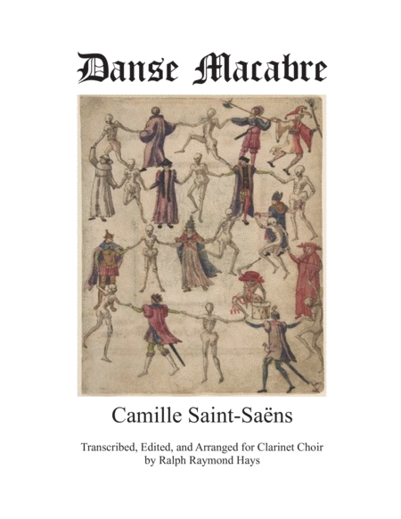 Danse Macabre For Clarinet Choir Sheet Music